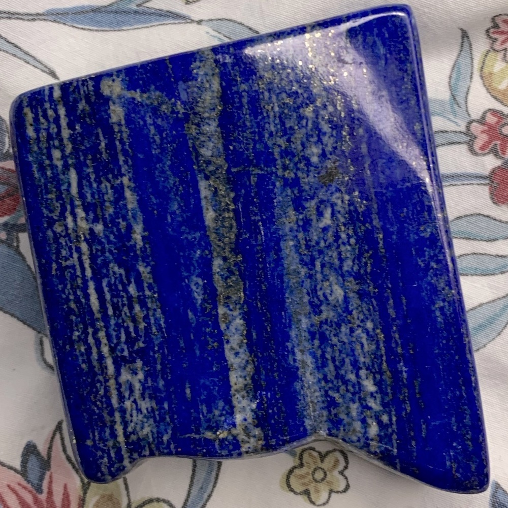 Large piece of lapis, about 3” x 3”